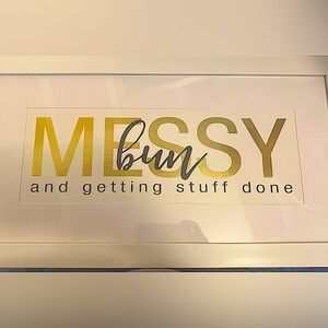 Medium sized framed picture